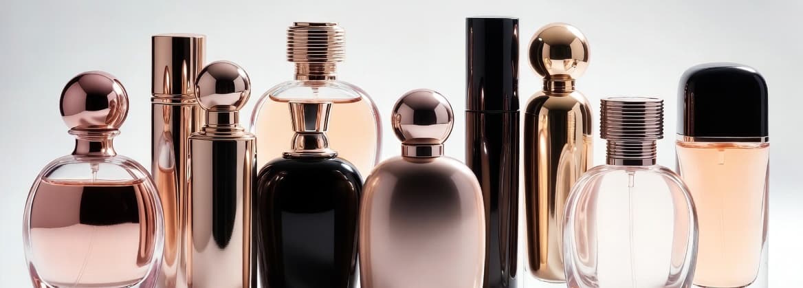Luxury perfume bottles